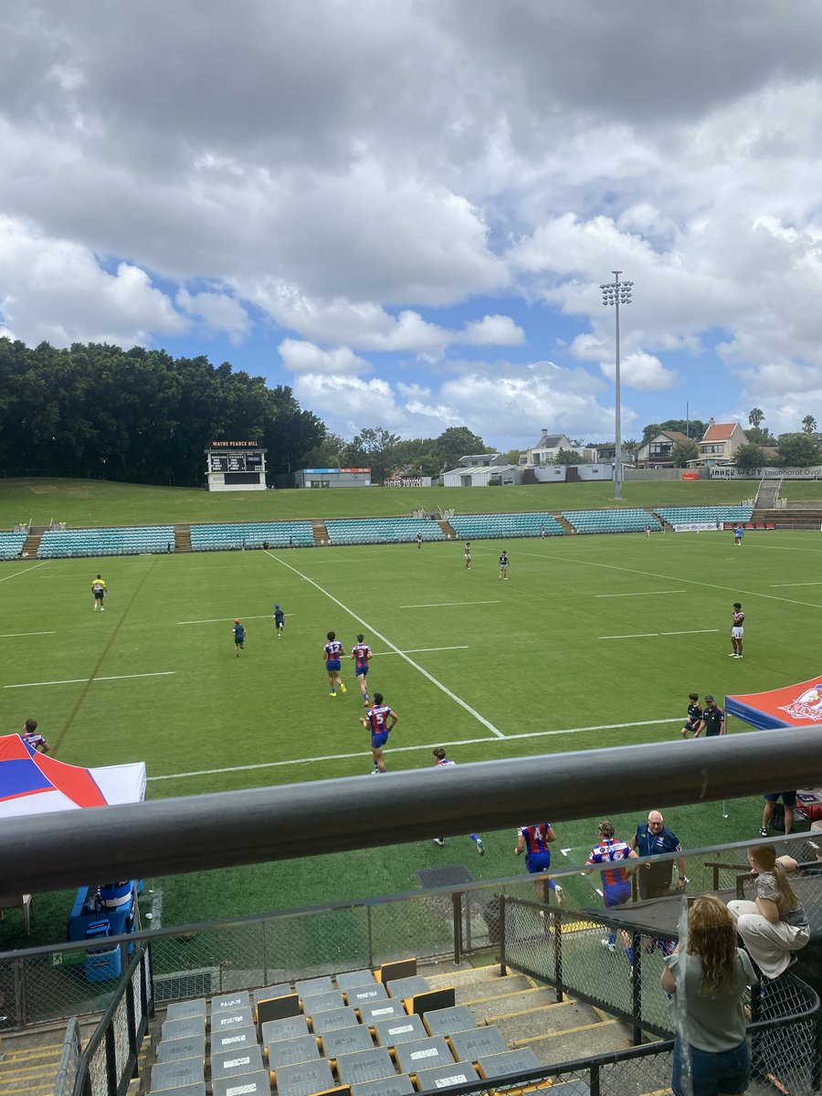 Knights 14 Roosters 0 Half Time Harold Matts