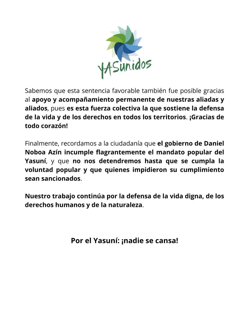 YASunidos tweet media