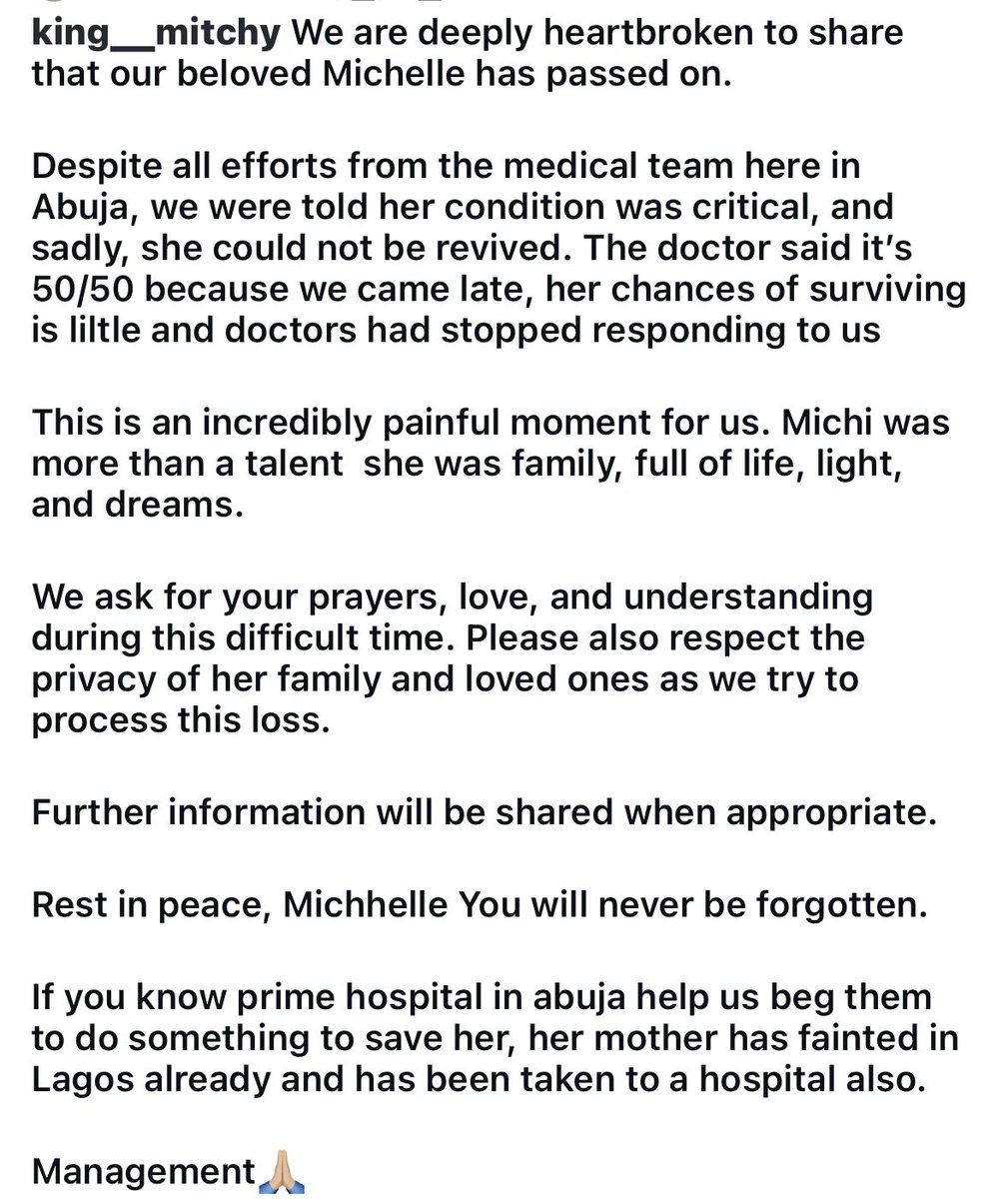 King Mitchy is dead 😂😂😂