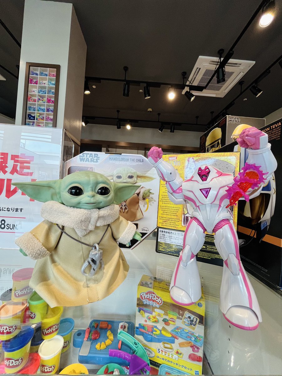 Hasbro_Store_JP's tweet image. 【#三井アウトレットパーク入間 店】

こんにちは😃
本日入荷の商品をご紹介￼￼￼￼￼￼します❤️‍🔥

欠品となっていたフィギュアや
大人気のあの商品も……
入荷しました♪

ご来店お待ちしております👾

#ハズブロ
#HasbroStore
#StarWars 
#MARVEL
#PlayDoh