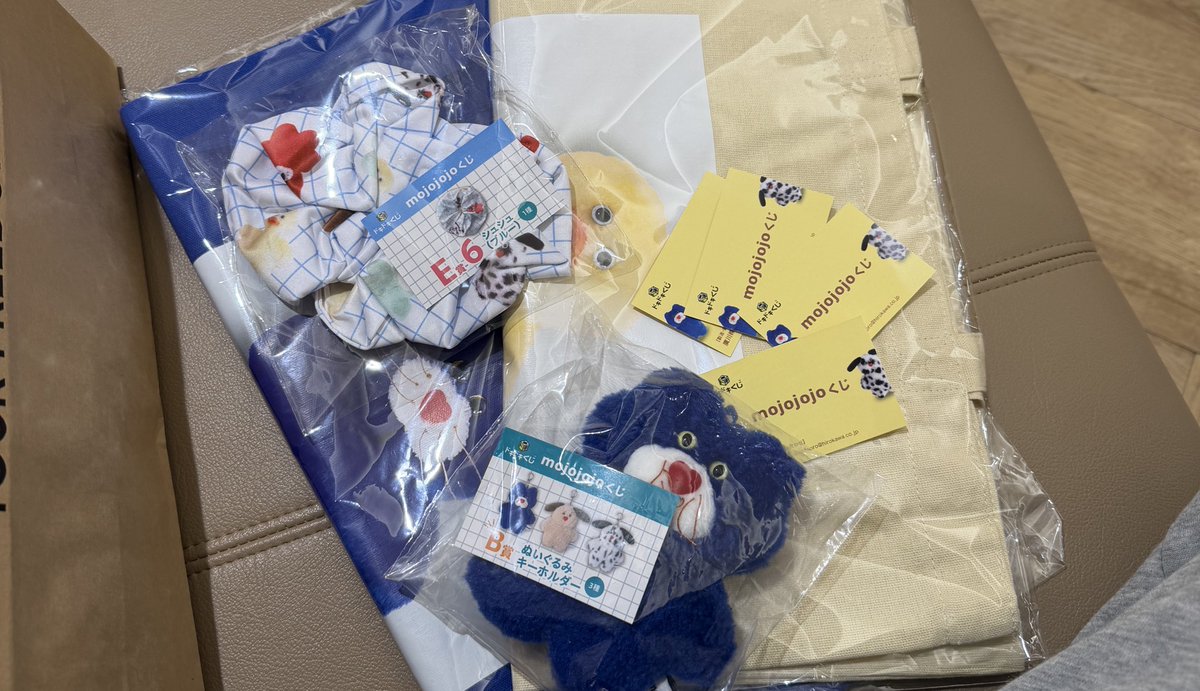 欲しかったの！ぬいぐるみキーホルダー！🐈‍⬛💙 #mojojojo #mojojojoくじ