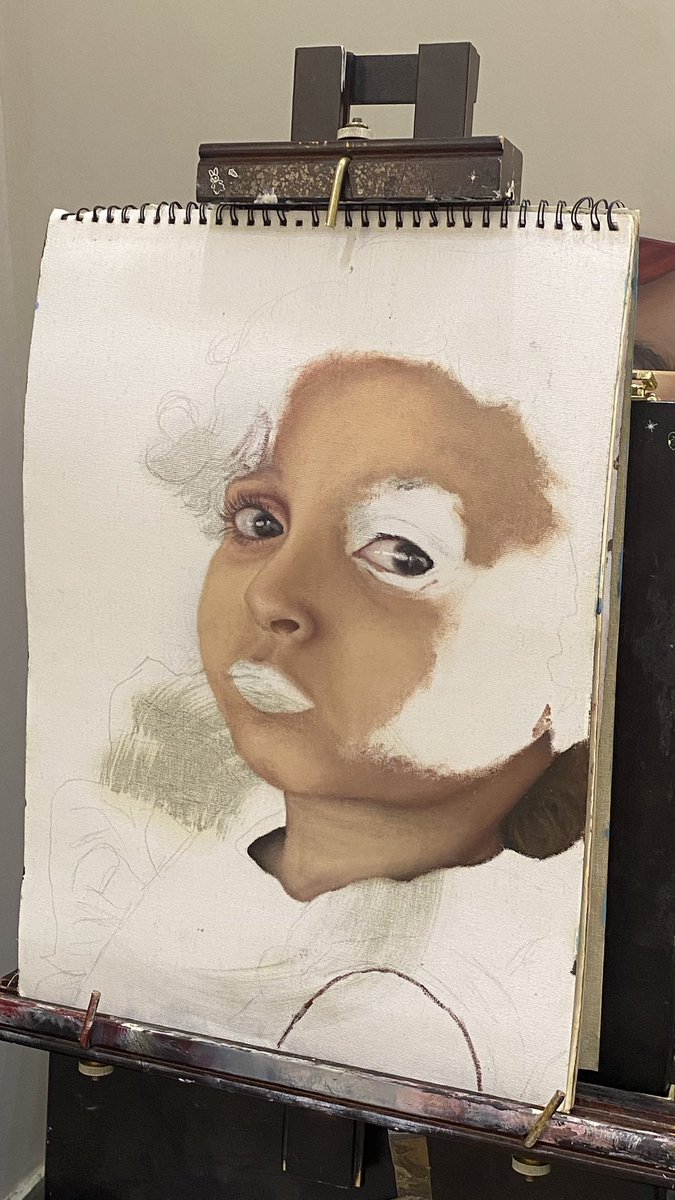 raf_rrx's tweet photo. لوحة The Queen ضي https://t.co/ezEHpEPbwy