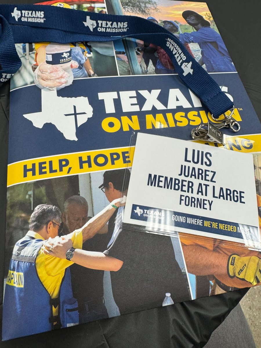 Honored to begin serving on the Board of <a href="/TexansOnMission/">Texans on Mission</a>. Grateful to contribute to an organization making a transformational impact across Texas and around the world.