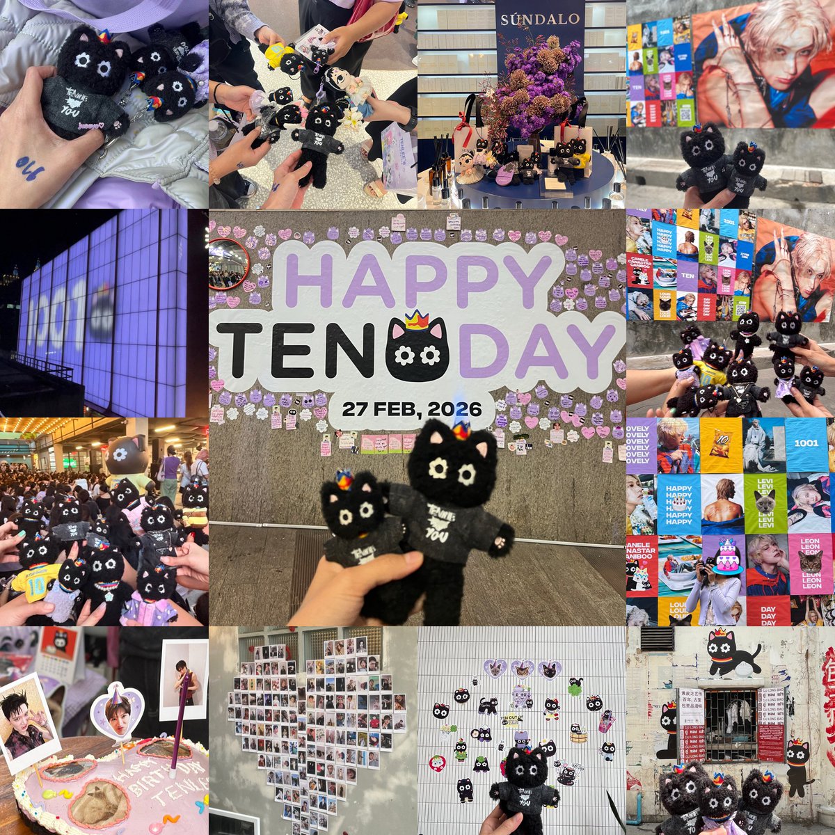 ถ้าไม่ใช่เตนล์ก็ไม่มีใครทำให้ชั้นออกไปทำอะไรแบบนี้ได้อีกละ 1วันป้าเกือบตุย เค้ารักเตนล์นะ 💜

#HAPPYTENDAY 
#TEN_BDAY2026