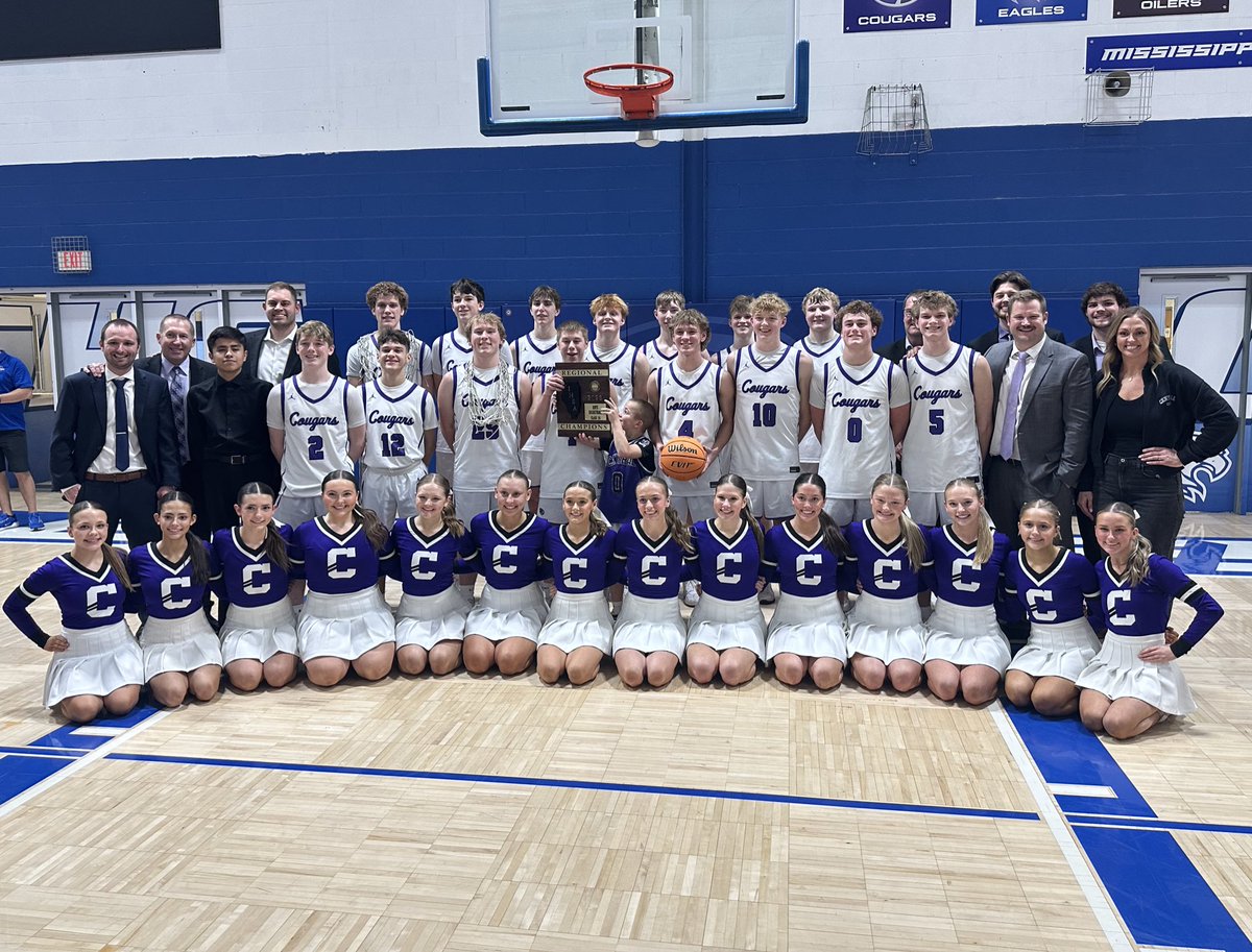 GSV_STL's tweet photo. Class 2A Columbia regional champions
Breese Central Cougars🏆 @centralcougsbb https://t.co/Flu0dg5SlS