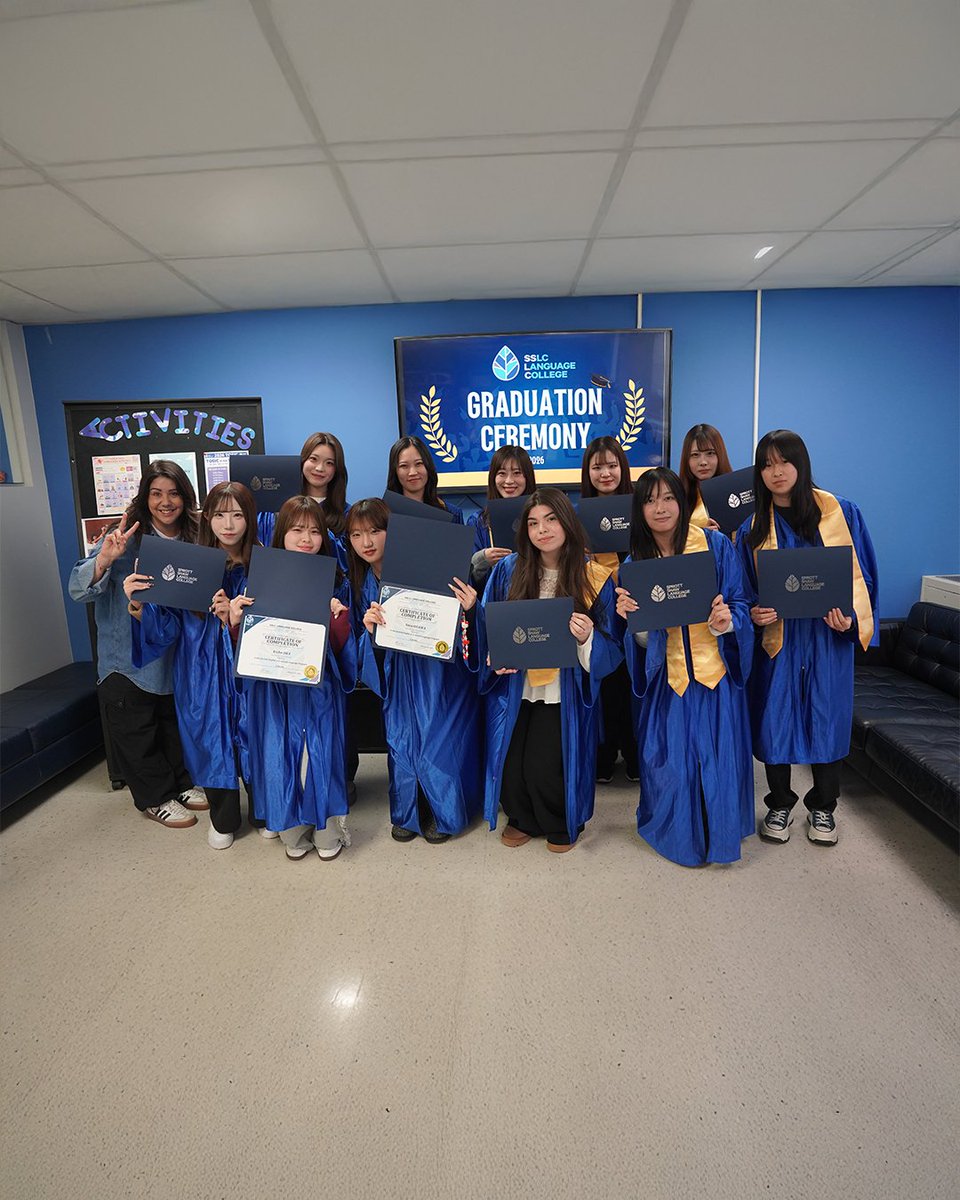 Caps off, world on! 🎓 Huge congratulations to all our graduates for reaching this milestone. You’ve worked hard, supported each other, and leveled up your English skills. We’re so proud of your achievements—go shine! 🌟

#GraduationDay #Success #StudentLife #StudyInVancouver