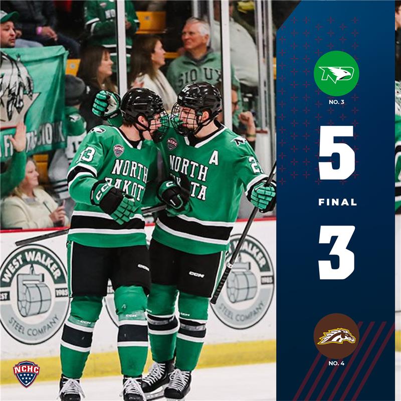 TheNCHC's tweet photo. A top-5 win, 3 points and a #PenroseCup! 🟢🏆

#theNational // #UNDproud https://t.co/OVN50wtgcx