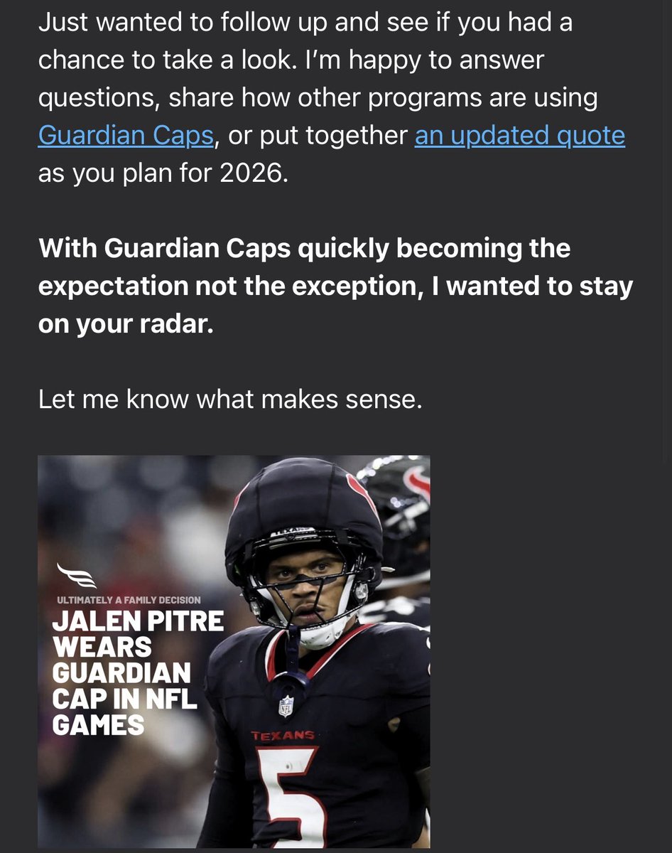 Jalen Pitre making Guardian Caps cool again landed him as their poster boy 😂