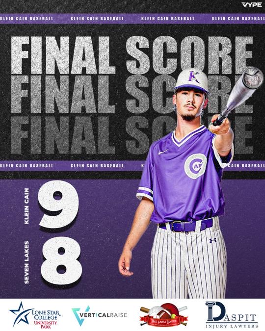 Klein Cain Baseball tweet media