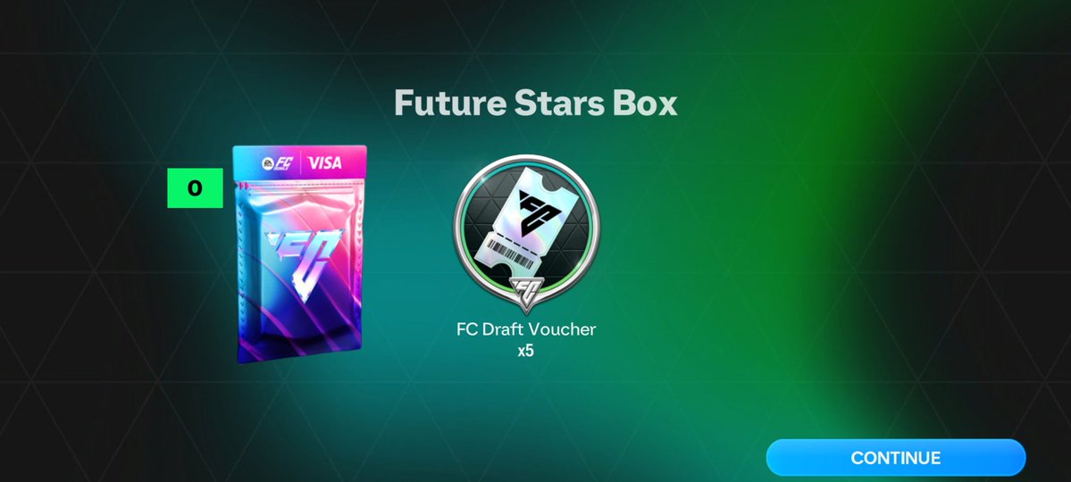 🚨 FUTURE STARS BOX IS HERE 🚨

No 15M coins or 300 TT this time 😭 
Got FREE x5 Draft Vouchers instead 🎟️ Honestly, solid free reward 🥹

Reply with what you packed 👀

<a href="/tutiofifa/">Tío Fifah 🇨🇴 🇵🇸 حرة</a> #FCMobile #EAFC26