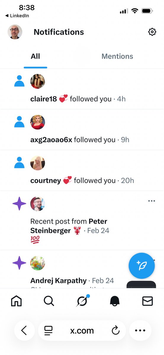 Come on. I thought we had AGI. Why are my new followers so lame