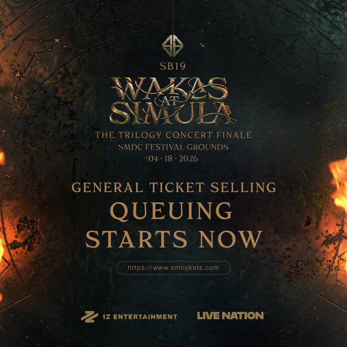 🍎 Wakas at Simula: The Trilogy Concert Finale

ONE HOUR TO GO, A'TIN!

The wait is almost over. The queue for the General Sale is officially starting. Head over to smtickets.com now to join the line!

#WakasAtSimula #SB19
#SB19WaS #WaSTheFinale