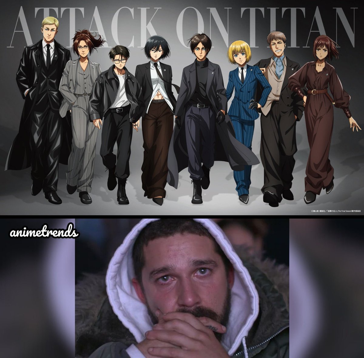 AHORA: Esta nueva imagen promocional de Shingeki No Kyojin fue publicada por Wit Studio.

¡SI LEÍSTE BIEN WIT STUDIO! 😭