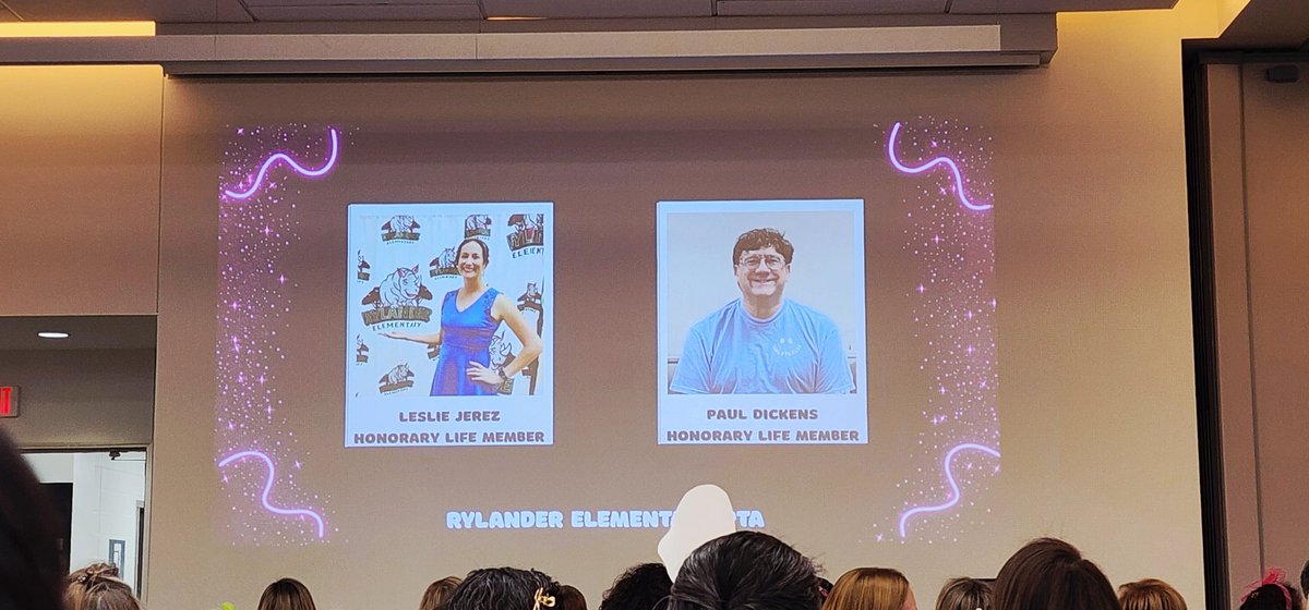 misspaek's tweet photo. CONGRATS to our 25-26 PTA Honorary Lifetime Members: Joanna Hemphill, Donna Leal, Leslie Jerez, and Paul Dickens! ππ Each of you are a GEM & BLESSING to our RRE community. We loved celebrating each of you at the 80s themed PTA Founder's Dinner. π₯³ #RRErhinos #RREpta https://t.co/tmnEpklCYt