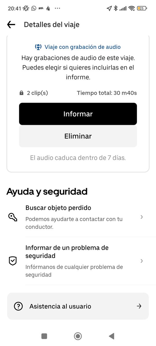 IsaPua_Lani's tweet photo. @Uber_MEX @Uber_Support Necesito ayuda con un viaje!!!! Me cobraron de más un viaje de corta distancia pq el conductor tomó otra ruta y duró más el viaje.
Plis ayudaaaa!!! No es justo que me hagan eso casi siempre. El precio inicial era de $66 https://t.co/CS2mq9nkcq