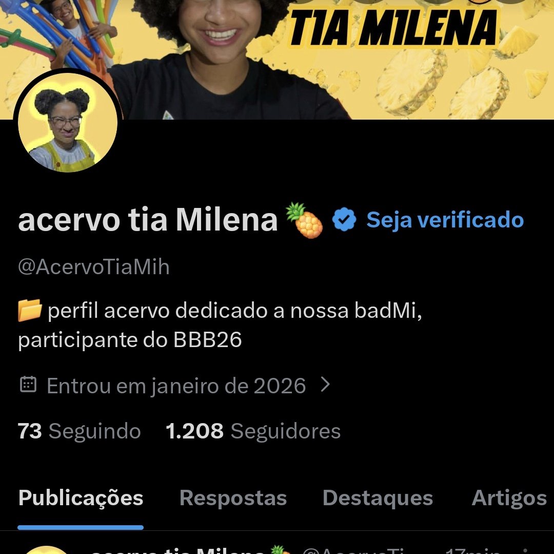 acervymiilena's tweet photo. Que tal ajudar o acervo tia Milena ultrapassar os seguidores do acervo chai? Se passar na sua tml, poderia dar rt pra divulgar? 

Nosso acervo é nosso e ainda não temos tanto alcance! 🫶

#BBB26 #festaBBB #TimeMilena https://t.co/2Zf2s1aQWU