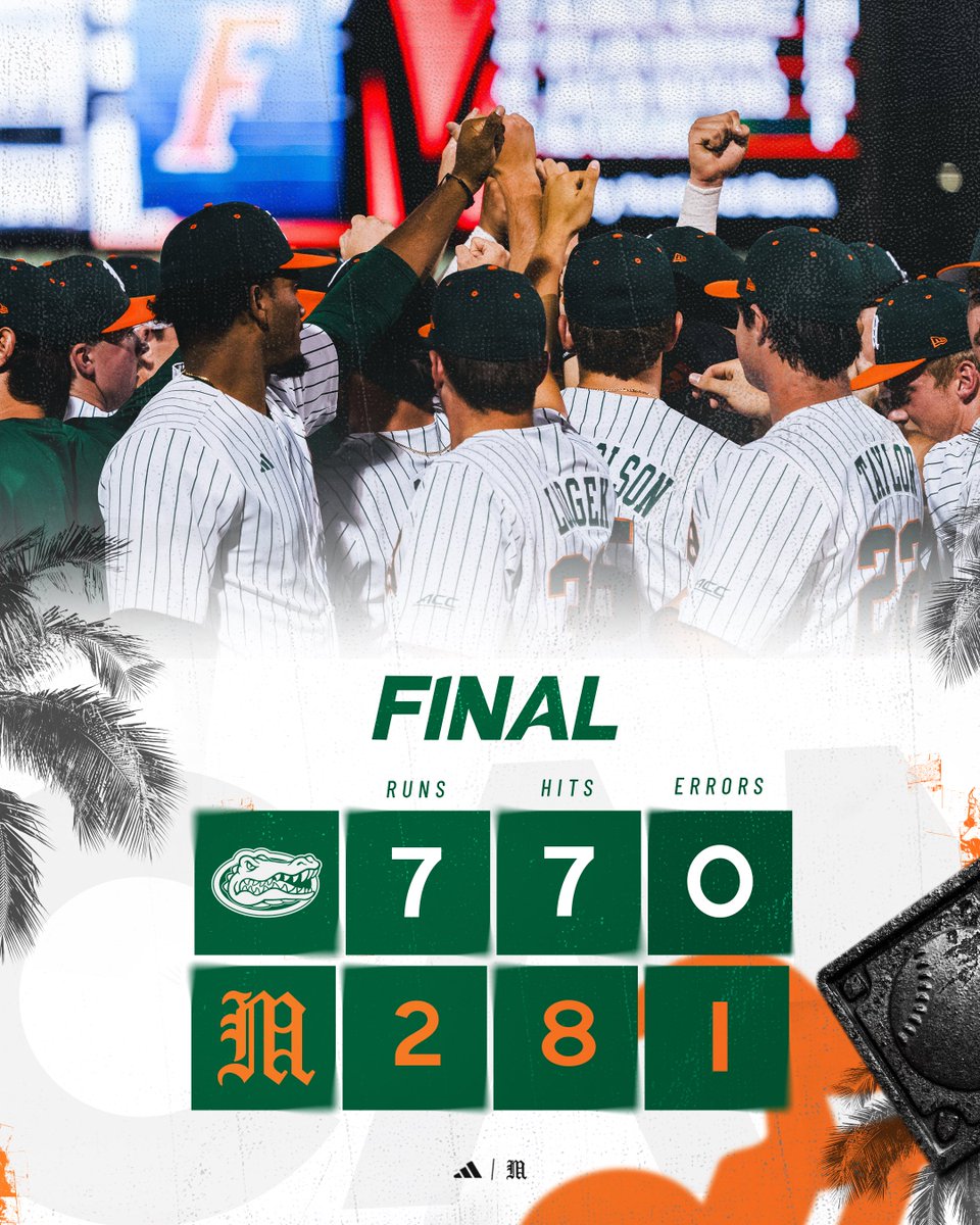 Miami Hurricanes Baseball tweet media