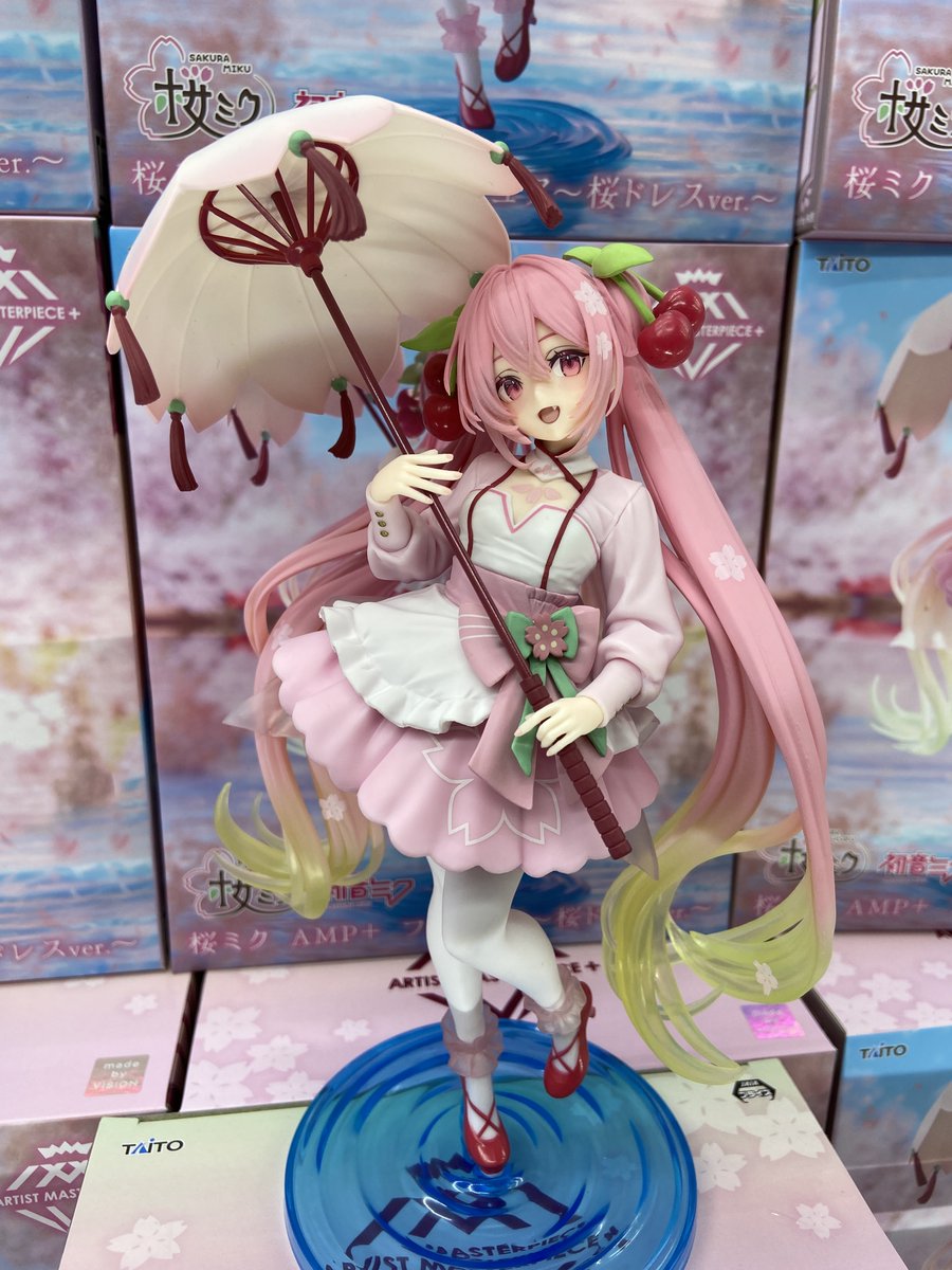 🔥新入荷景品情報🔥 #桜ミク AMP＋フィギュア ・桜ドレスver. 入荷