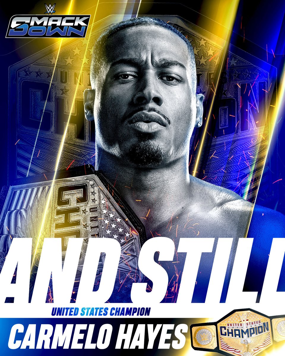 .<a href="/Carmelo_WWE/">Carmelo Hayes</a> is STILL your United States Champion! 🏆