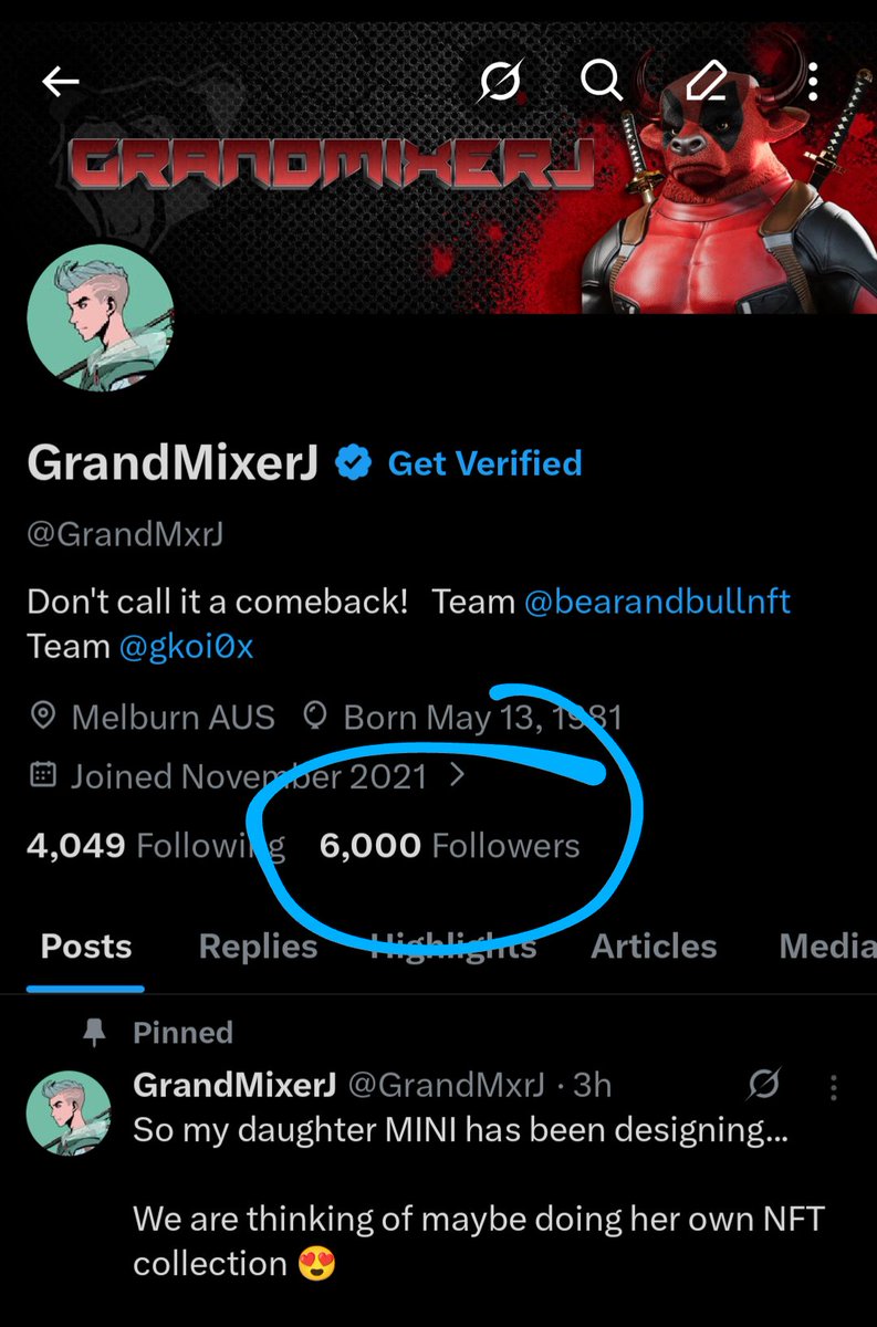 Appreciate every single one of you!

Just hit 6000 followers 😳🎉

For a bloke from Australia just doing his thing this is massive for me 🙏