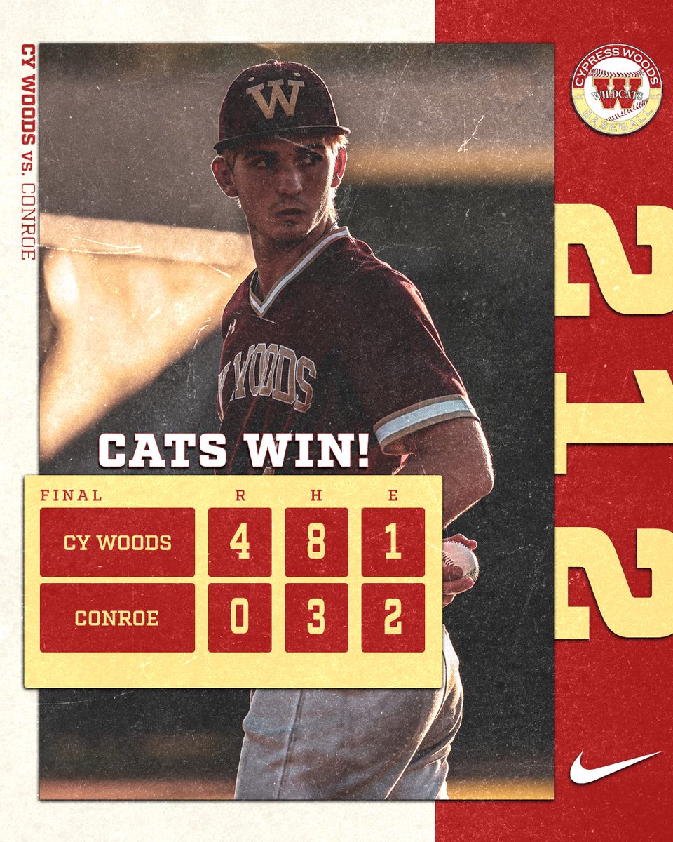 Cypress Woods Baseball tweet media