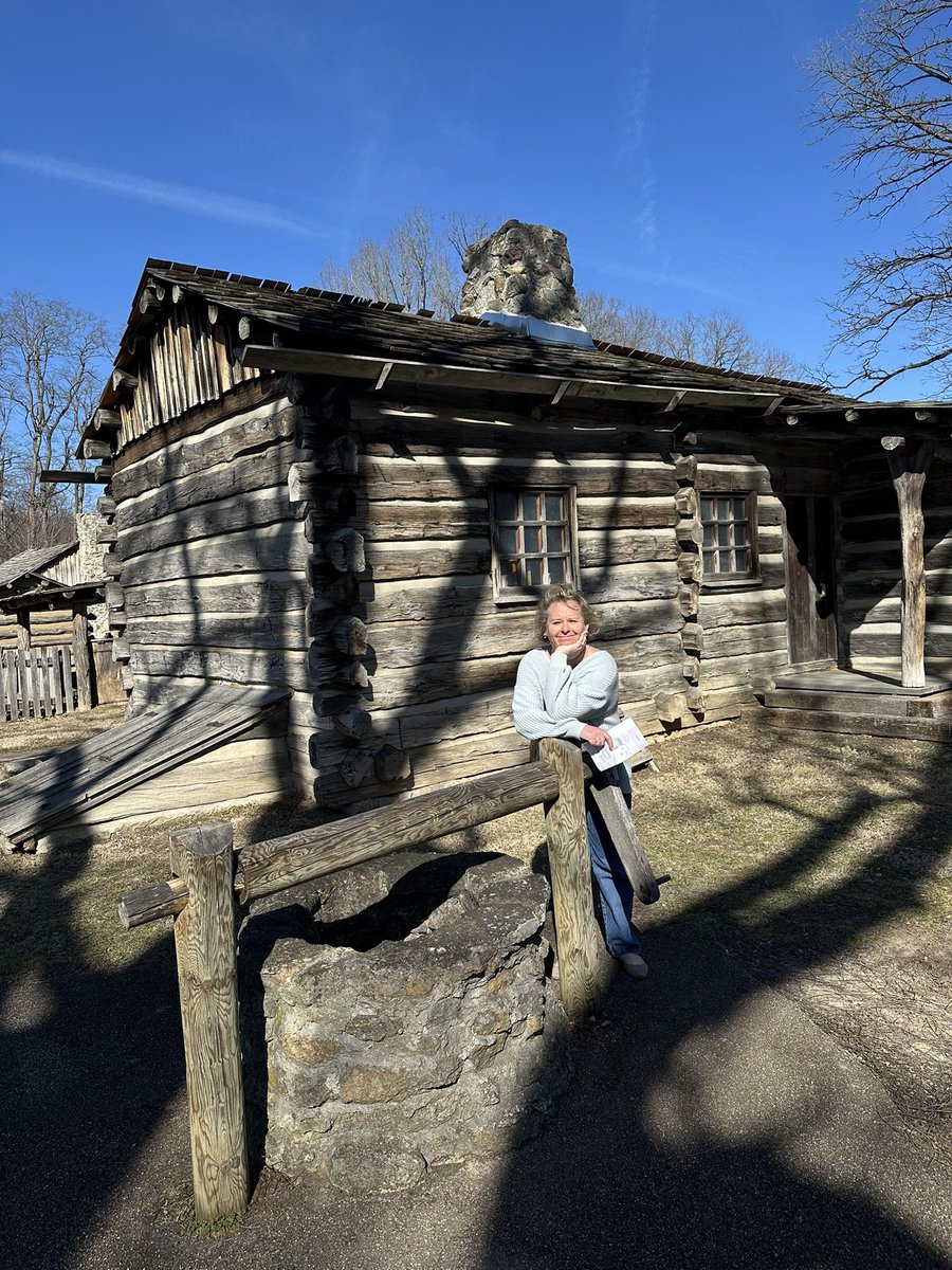 My lovely bride in New Salem. #Lincoln