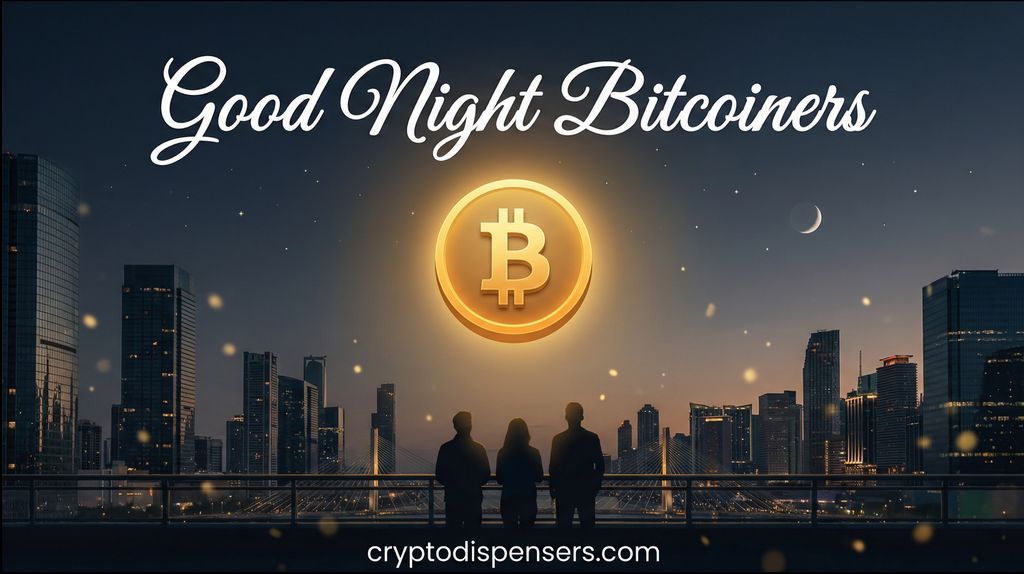cryptodispenser's tweet image. Good night, Bitcoiners. 

Markets close, but Bitcoin never does. 

In a world of volatility, 

That consistency is the ultimate signal.

#Bitcoin #AlwaysOn #FinancialConsistency 
#DigitalAssets #CryptoDispensers