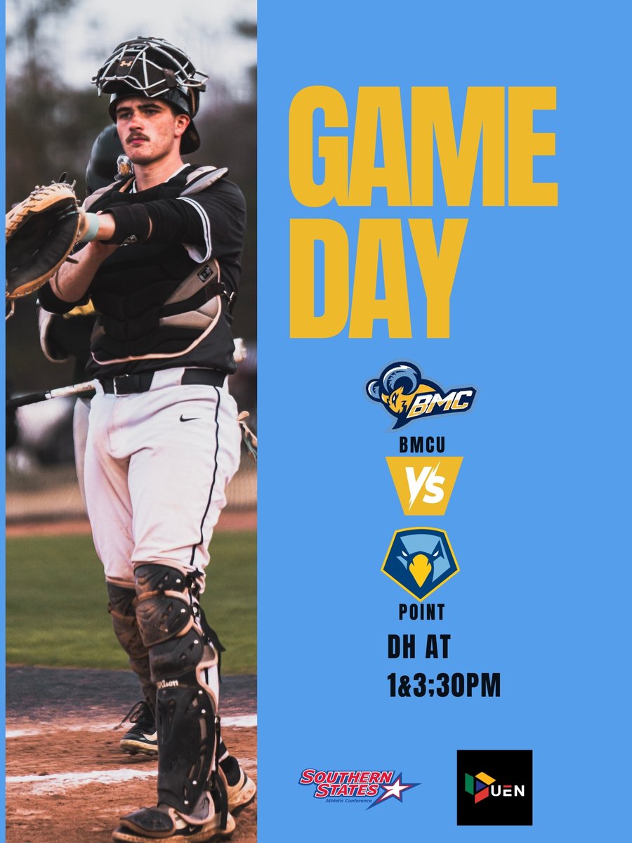 bmcsports's tweet photo. ⚾️GAMEDAY⚾️ Toppers play a doubleheader to finish the 3-game series versus Point. The DH starts at 1PM🐐
📺: https://t.co/mUEjqI93NJ
Game 2📊: https://t.co/MmbCV3ClsJ
Game 3 📊: https://t.co/oAMdGonKVv
Tickets: https://t.co/Hg9rIGaOGL https://t.co/Msg4rB8Fd0