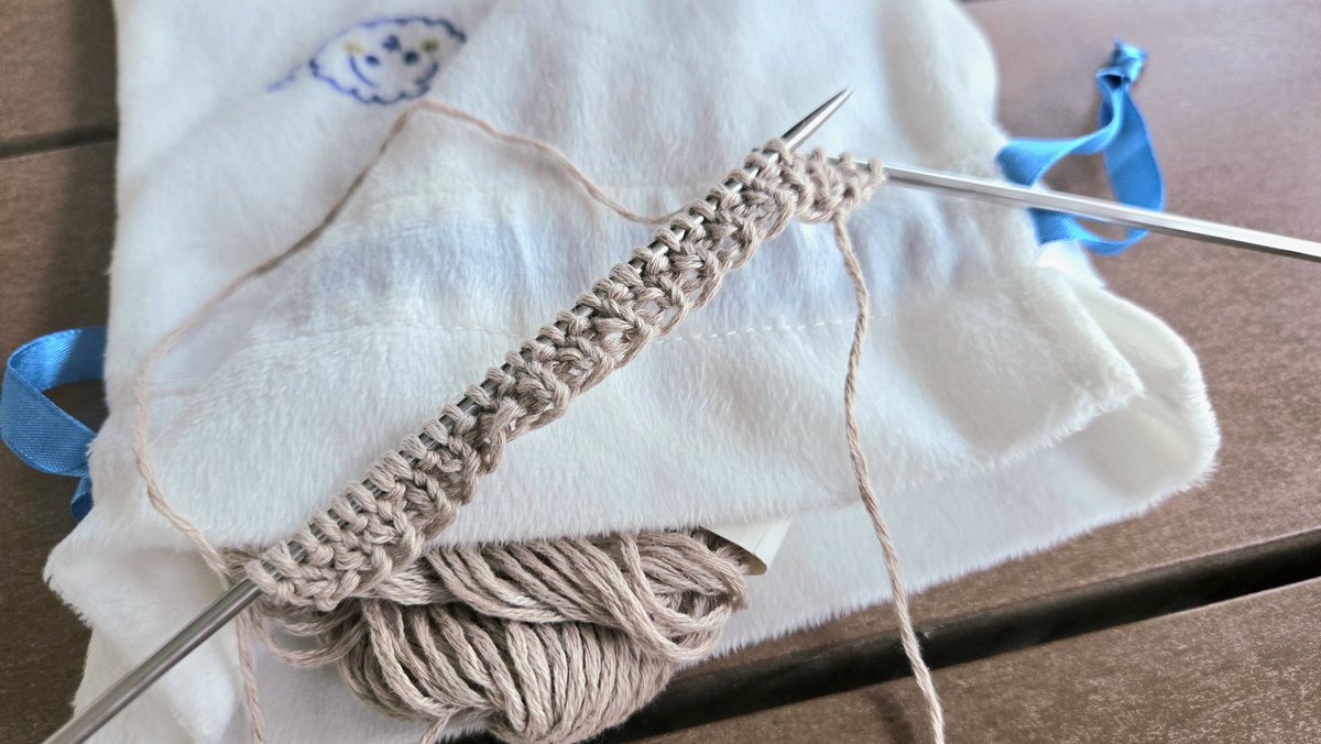 [1 hour]

Learning to knit 1x1 rib.. alternating between knits to purls is something I can't finesse yet..