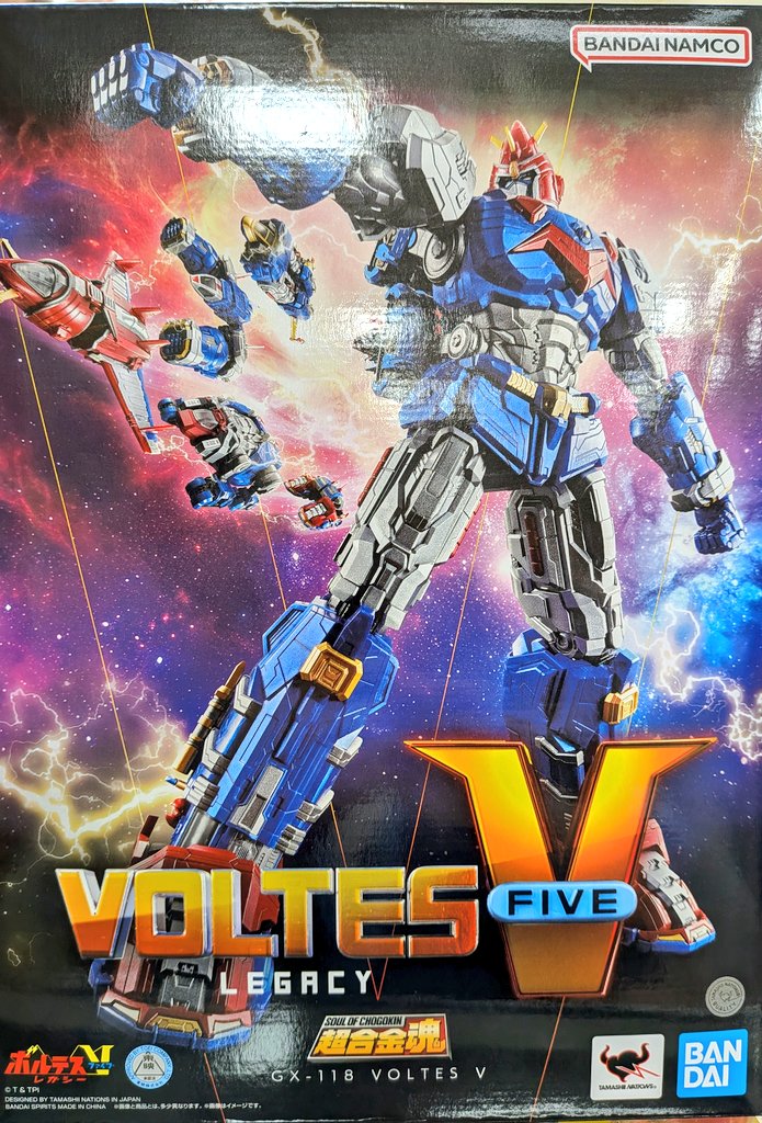 新製品】バンダイナムコ 超合金魂 GX-118 VOLTES V 『ボルテスV