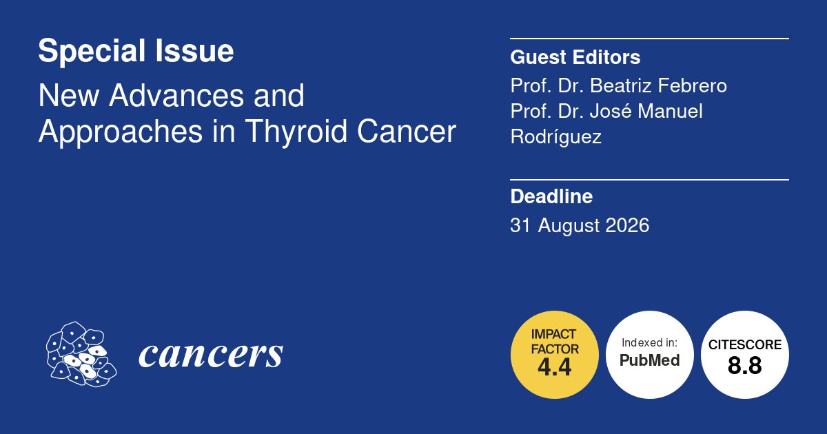 Cancers MDPI tweet media