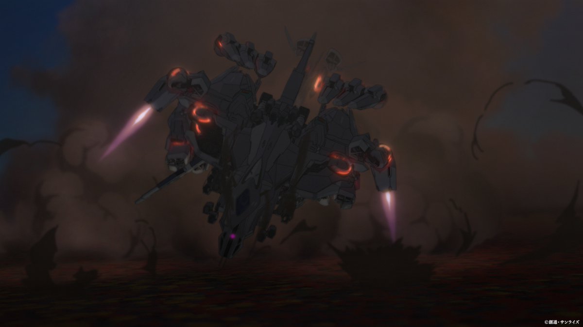 gundam_hathaway's tweet photo. /／
本編シーンの新たな場面写真を公開🎥
\＼

『#閃光のハサウェイ #キルケーの魔女』本編より、新たな場面写真を公開👀

いずれも「モビルスーツ」にフォーカスした迫力満点のカットとなっています🔥

ぜひ劇場で同シーンを体感ください🍿 https://t.co/RhpIivGAiW