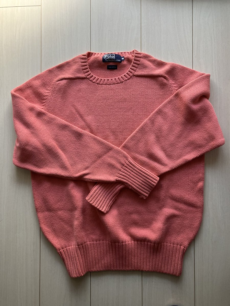 ニットは今季もう買わないと思っていたのだが、コットンだったら4月