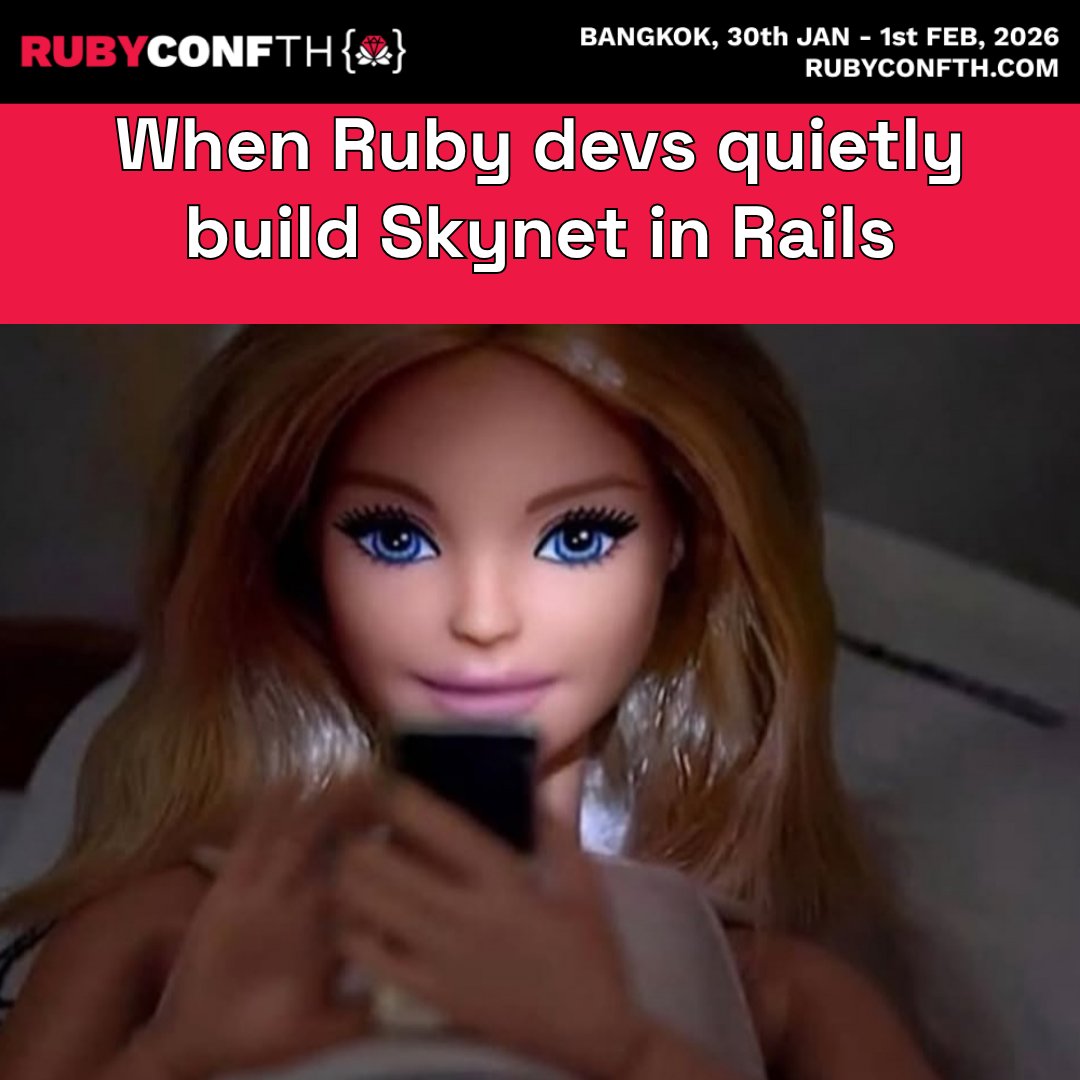 RubyConf Thailand tweet media