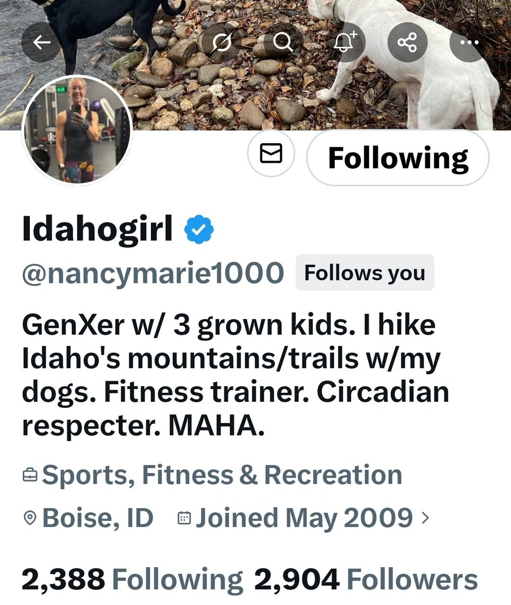 New follower for me, let's get her some more !!!!

Follow and repost!!
<a href="/nancymarie1000/">Idahogirl</a>