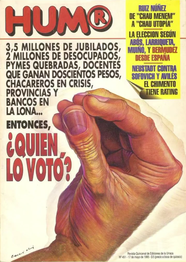 Vengo del pasado. Después se hacen todos los boludos.