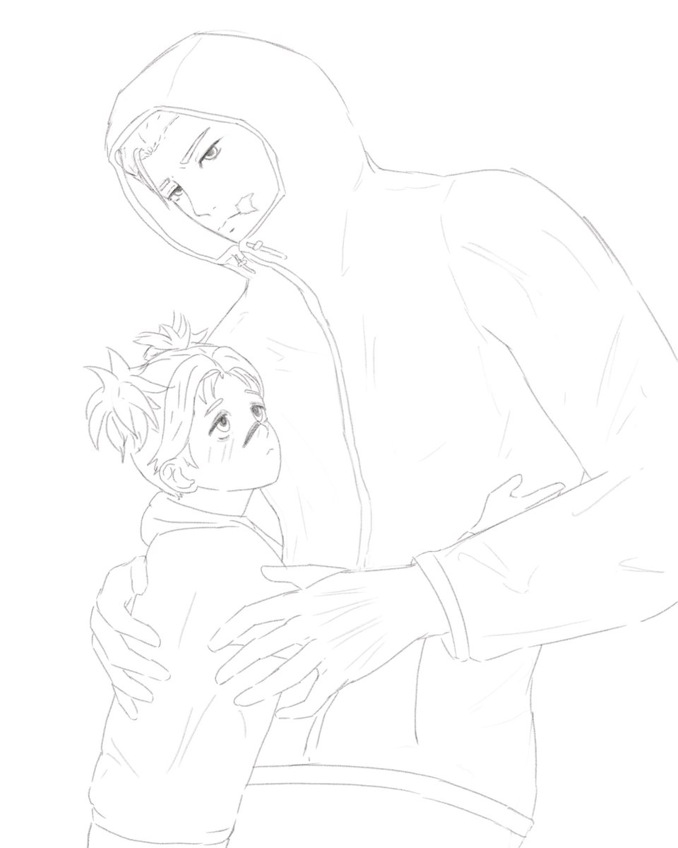 shotacho and modulo yuuji i drew as a gift for mr lime (@/choitacest)