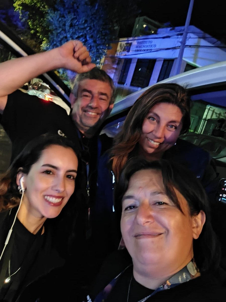 Parte de  Movilización festival ..última noche