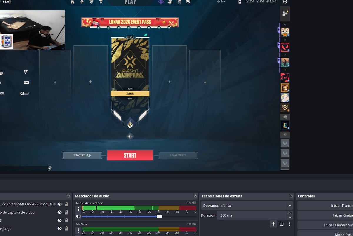 Gracias riot y redbull por armar mi setup en santiago !! #VALORANTMasters
<a href="/redbullCL/">Red Bull Chile</a> 
<a href="/VALORANT/">VALORANT</a>