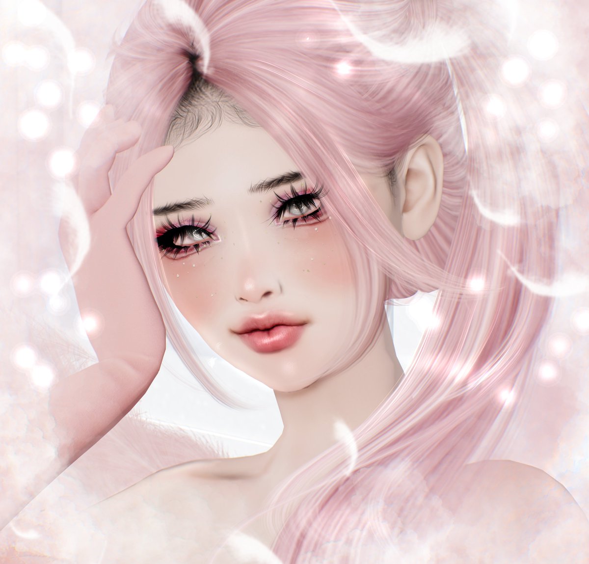 Here to serve the cat overlords.

Noelia SL - XiuXiu - Gorn Eyebrows
REVERIE - Svea Eyes (The Warehouse Sale) &amp; Yvaine Eyeshadow (Main Store)
VCO - Sina Hair