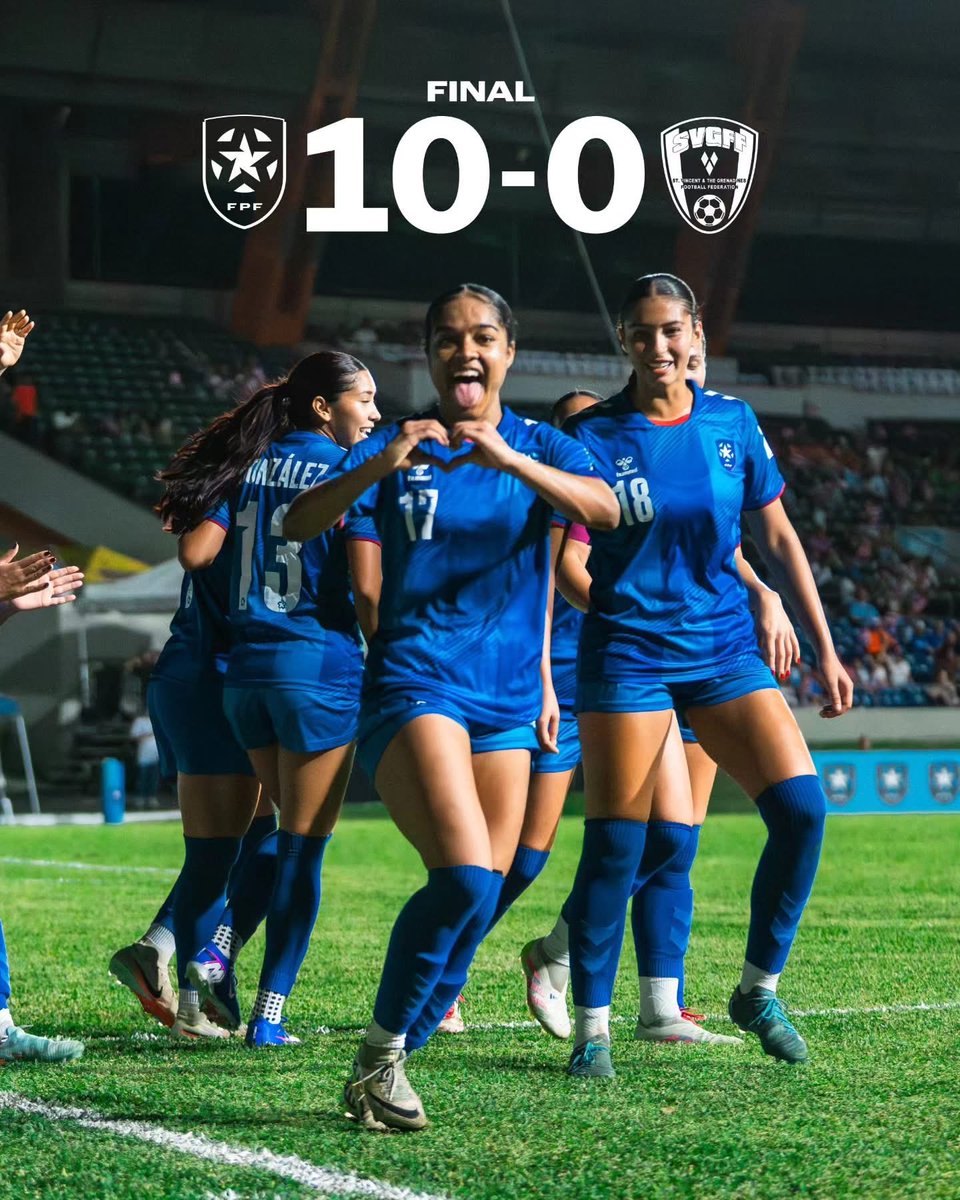 PRotronivel's tweet photo. 🇵🇷⚽ 10-0.

La Selección Femenina de Puerto Rico no vino a participar… vino a dominar. 🔥

Mensaje enviado en la eliminatoria mundialista.
Ahora viene México 👀

#FutbolPR #SeleccionPR #FutbolFemenino #FutbolOtroNivel https://t.co/FH0o1ua9qp