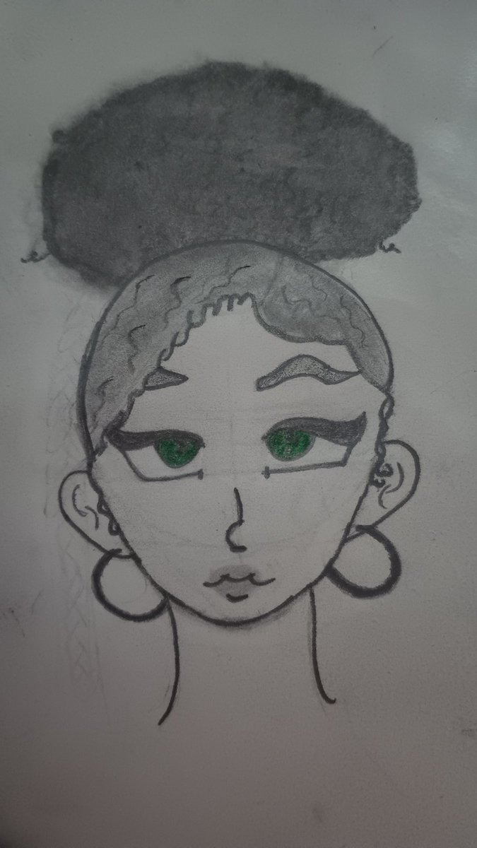 Angelbadroses's tweet photo. @Mai57Art Haha I only speak nothing but the truth Hun bun. I actually wanted some black hair tips. I tried to do braids but they were kinda hard. I just finished this like five minutes ago and I can tell I'm kinda improving but my hand movements still feel so awkward 😫 https://t.co/ZxQ3BrU5NB