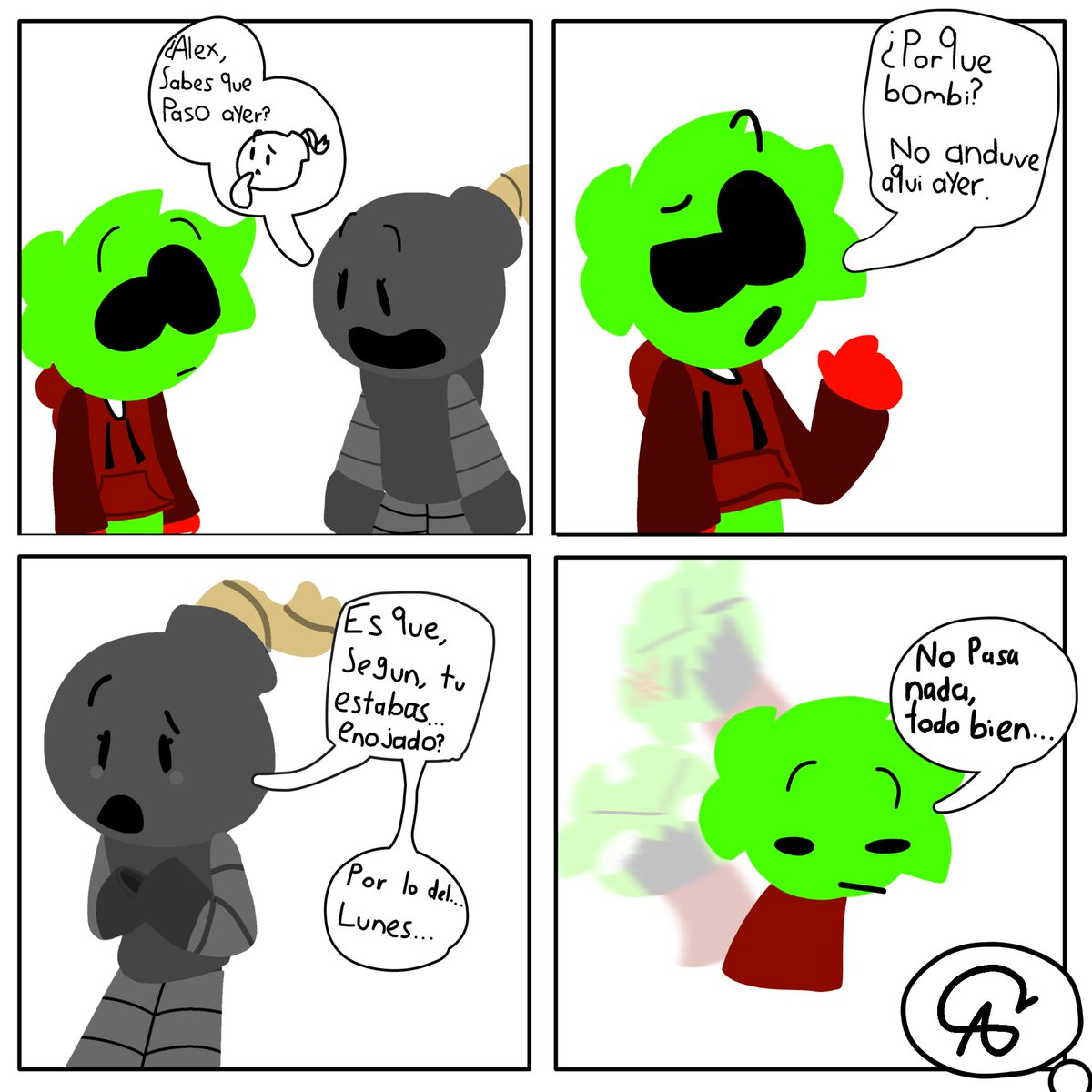 si, un mini cómic porque andaba aburrido