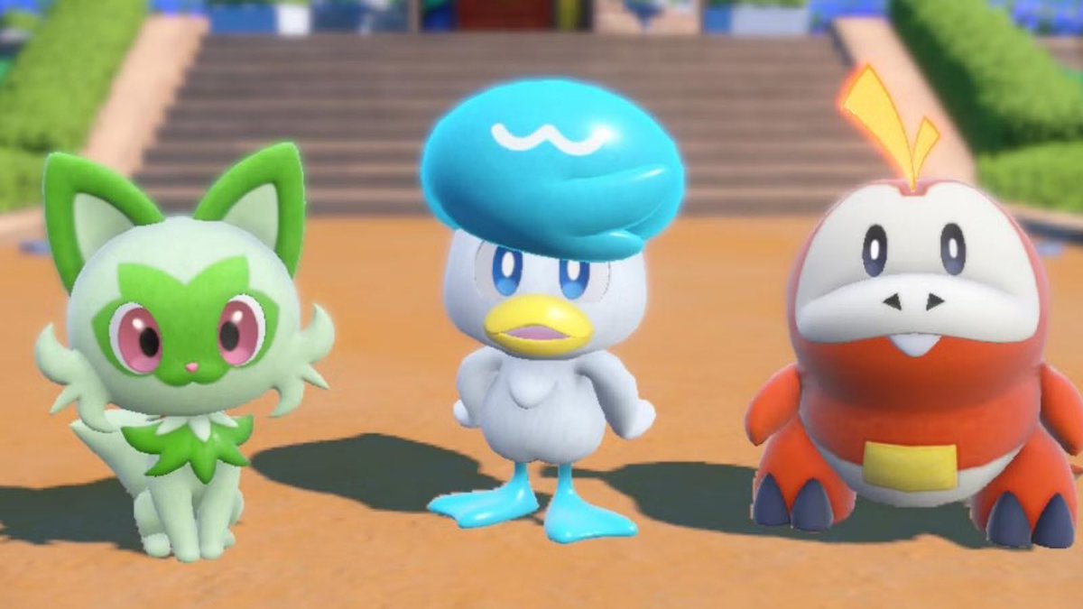 My entire tl is ppl shitting on the galat starters when paldea literally has the ugliest fucking starters known to man