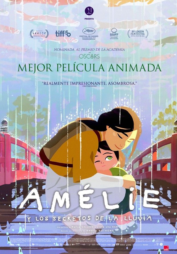 AMÉLIE Y LOS SECRETOS DE LA LLUVIA
Amélie et la métaphysique des tubes

#Animación
Dirigida por Maïlys Vallade, Liane-cho Han
Con Loïse Charpentier, Victoria Grobois, Yumi Fujimori, Cathy Cerda, Marc Arnaud, Laëtitia Coryn, Haylee Issembourg
#francia #Cine <a href="/cinepolisarg/">Cinépolis Argentina</a>