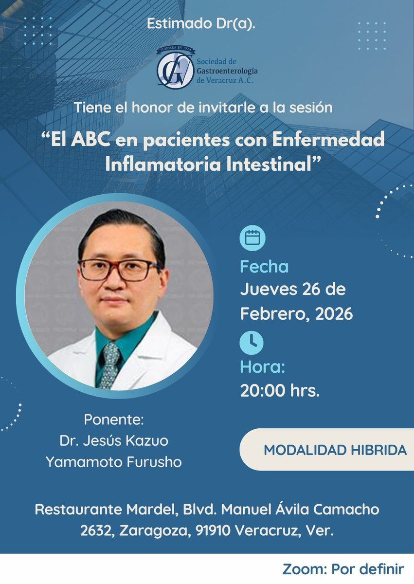 Sociedad de Gastroenterologia de Veracruz AC tweet media