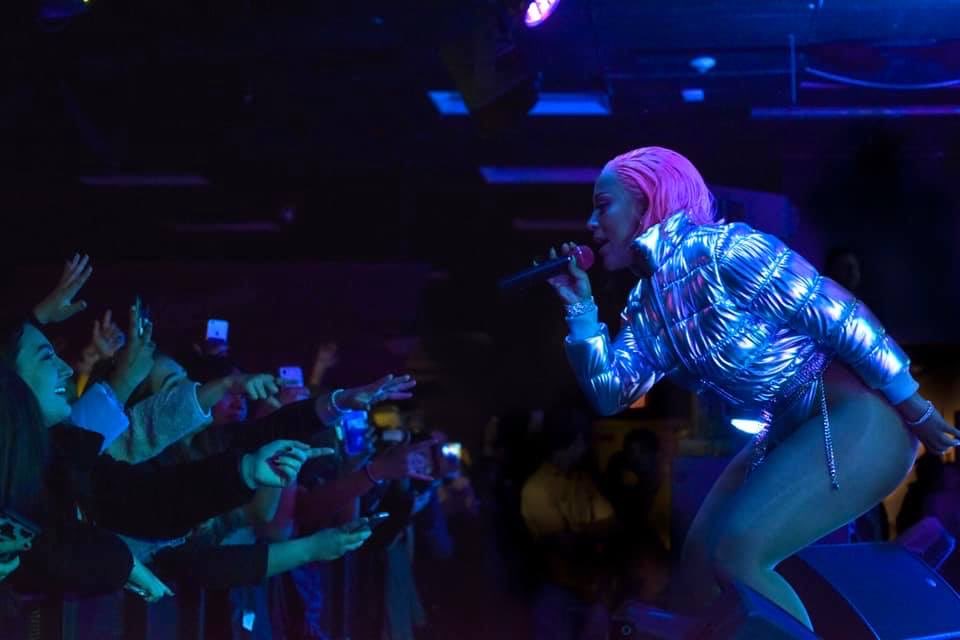 andrjnlle's tweet photo. @DojaCat A coworker of mine took this of you back in 2019 at Appalachian State University. I was there too but way further back in the crowd :’) https://t.co/NiPX7FTdcc
