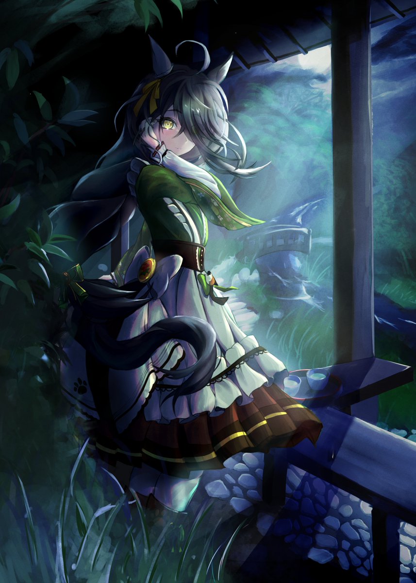 マンハッタンカフェ
夜の庭園にて