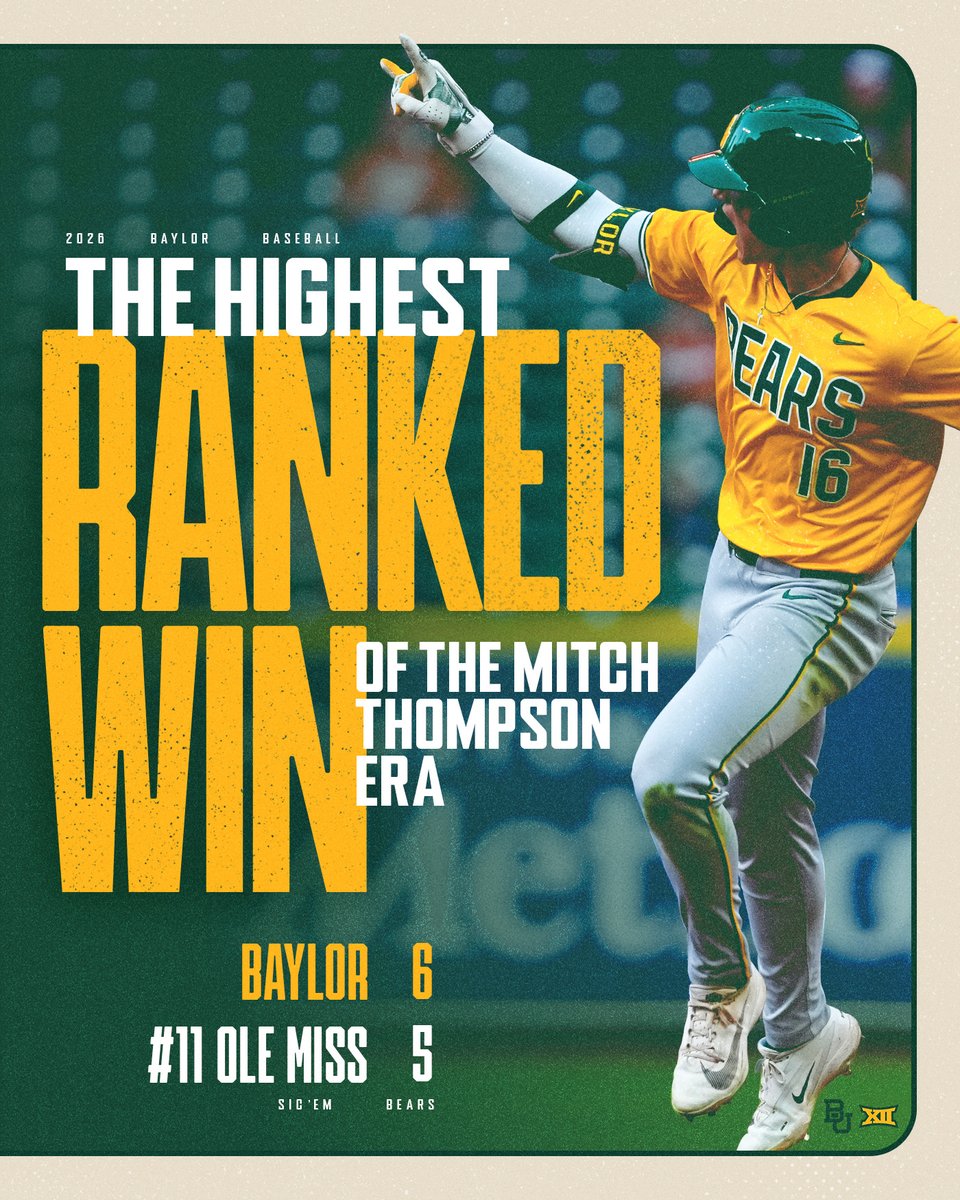 Baylor Baseball tweet media