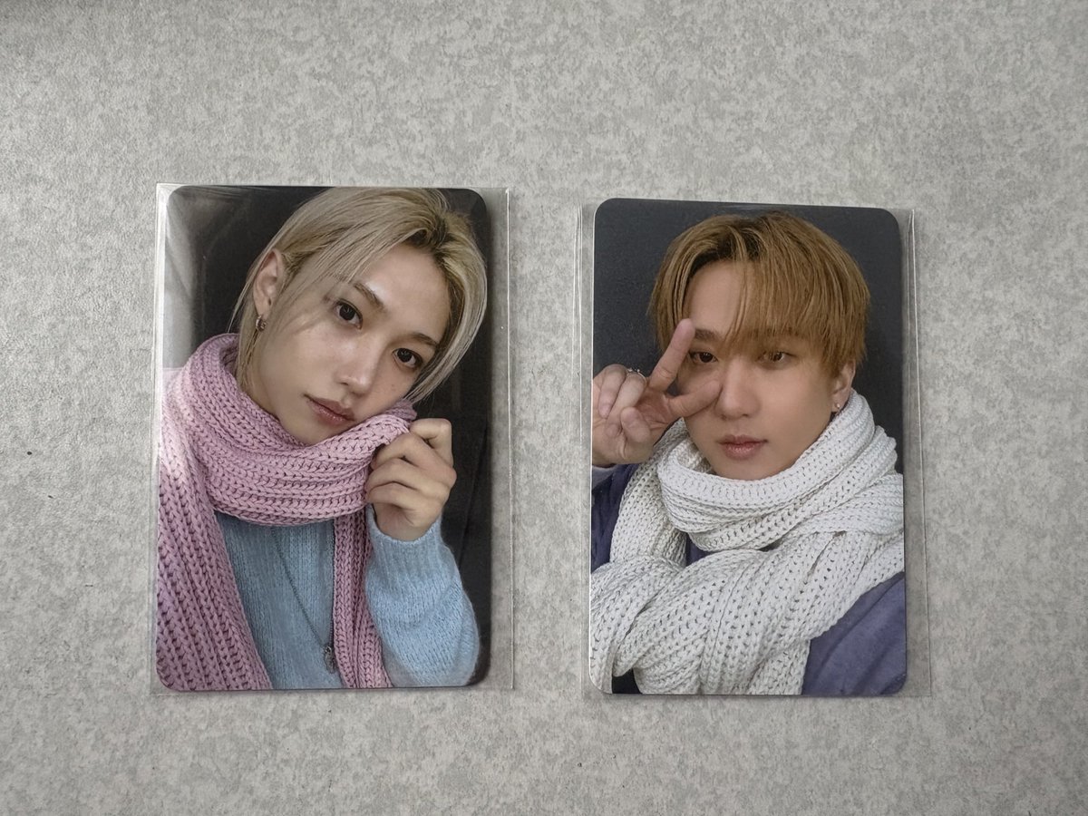 hani_jnin's tweet photo. @1
straykids スキズ トレカ 交換 購入特典 DO IT POPUP

譲 2週目 マフラー ピリ フィリックス チャンビン 🐥 🐖🐇

求) 1週目 イヤマフ スンミン 🐶

郵送希望です！
お気軽にお声掛けください🎀 https://t.co/VvL1zjiVV6